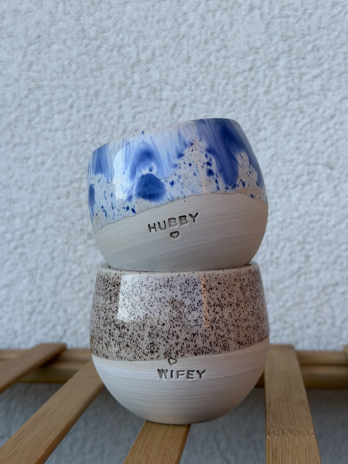 Căni ceramice personalizate, lucrate manual