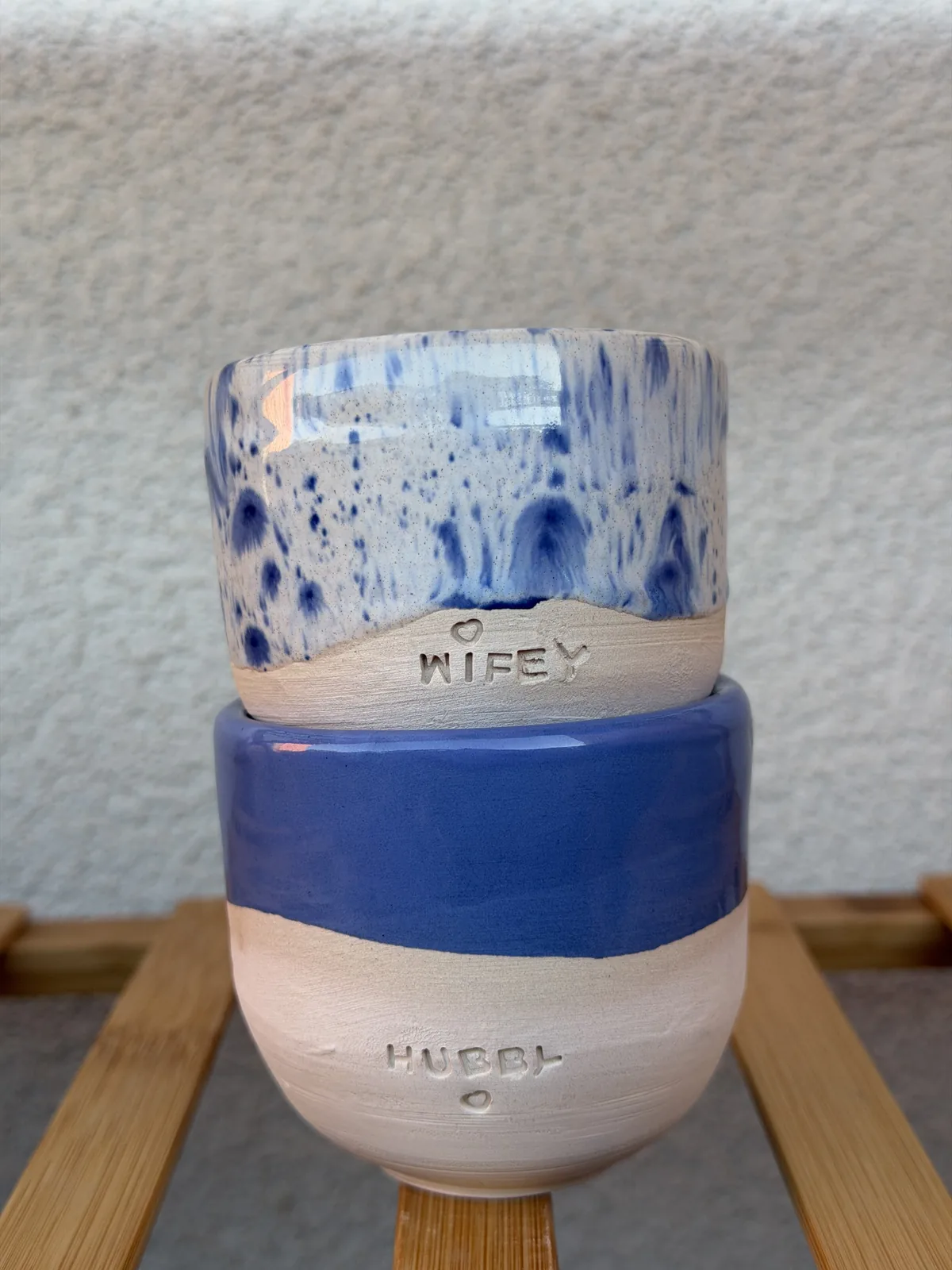 Căni ceramice personalizate, lucrate manual