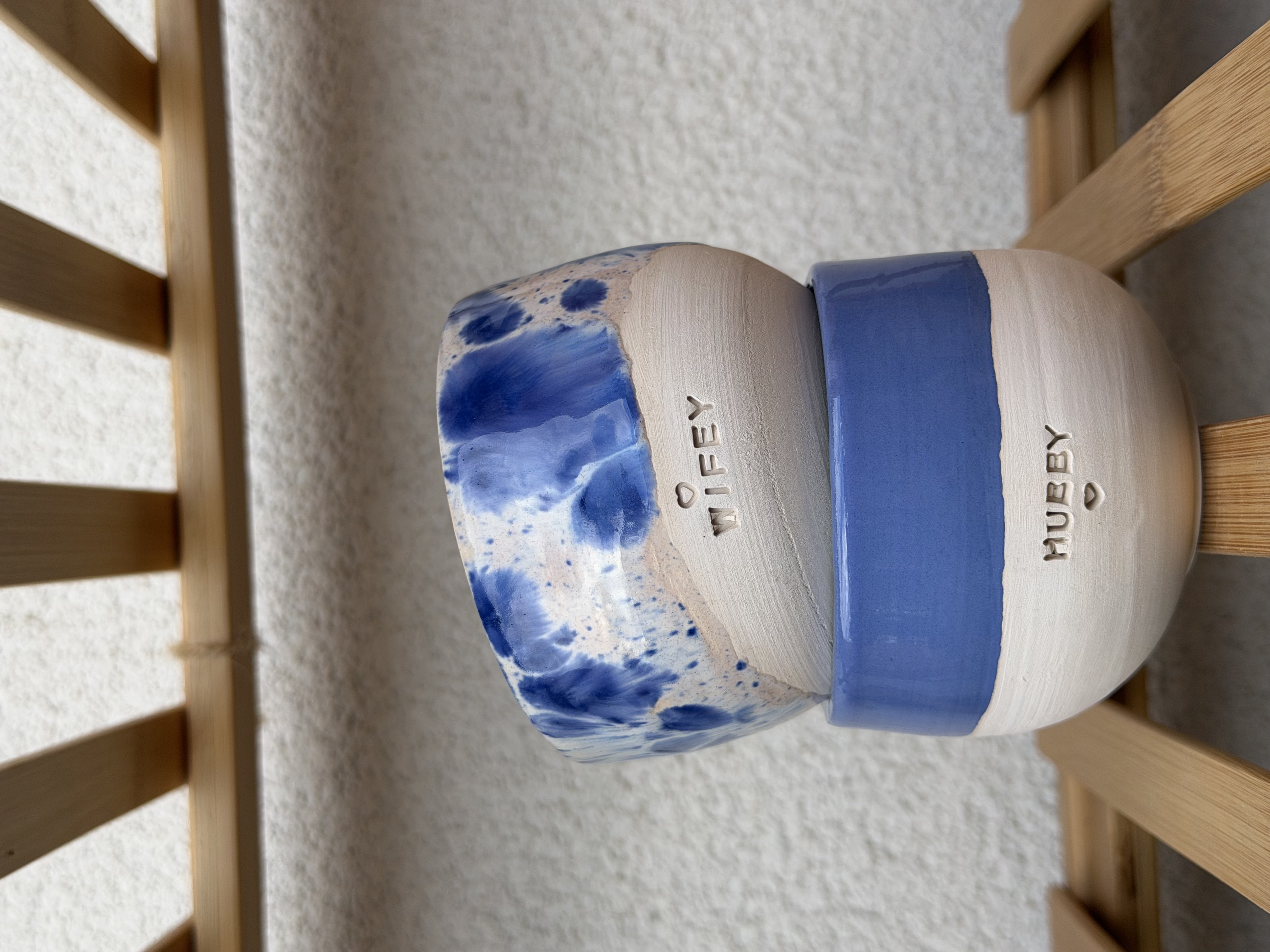 Căni ceramice personalizate, lucrate manual