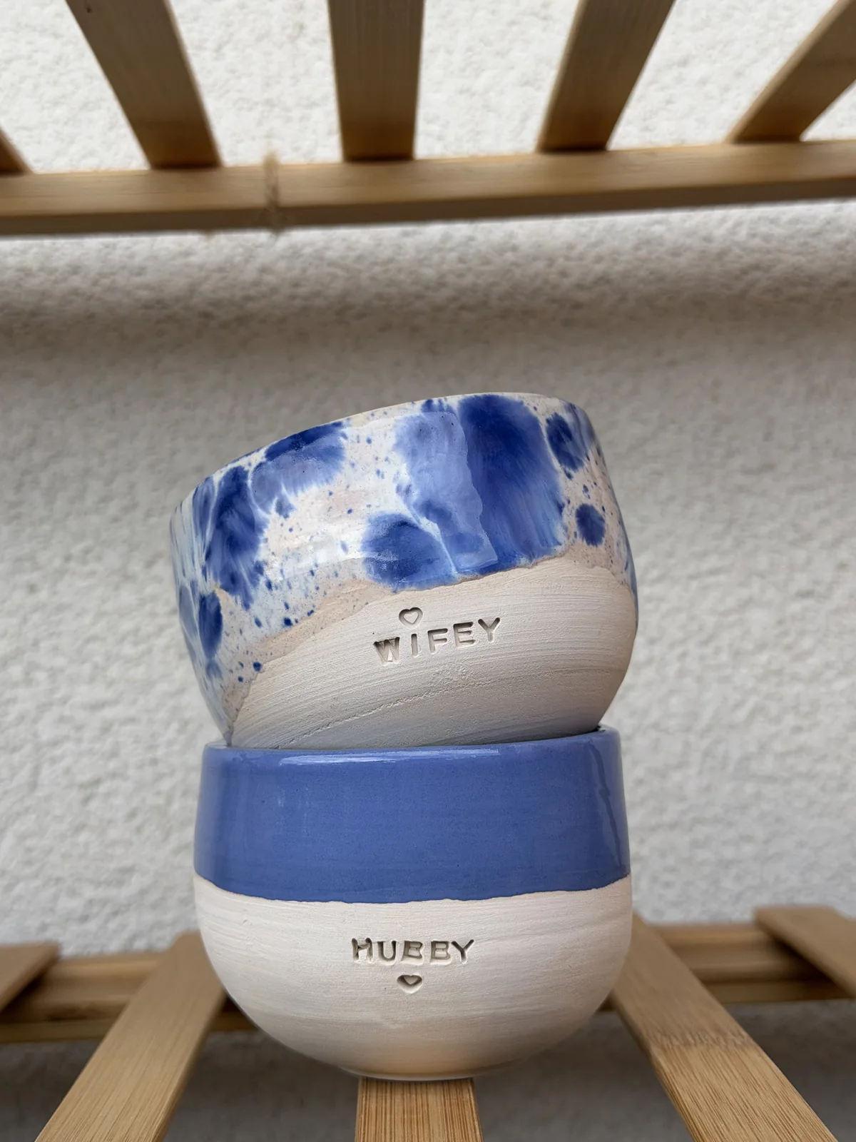 Căni ceramice personalizate, lucrate manual